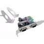 InLine sąsajos plokštė 2x Serial 9 Pin PCIe PCI-Express vyriška