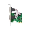 InLine sąsajos plokštė 2x Serial 9 Pin PCIe PCI-Express vyriška