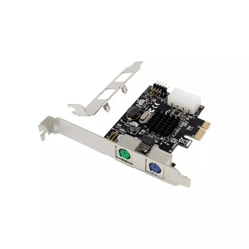 InLine PCIe plokštė su 2x PS/2 ir USB 2.0 vidine jungtimi, 0.48 Gbit/s