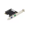 InLine PCIe plokštė su 2x PS/2 ir USB 2.0 vidine jungtimi, 0.48 Gbit/s