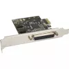 InLine PCIe kortelė su 1 lygiagrečiu (25 kontaktų) ir 2 nuosekliais (9 kontaktų) prievadais
