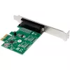 Vidinė lygiagreti sąsaja InLine 76625E PCIe vyriškas WCH CH382L