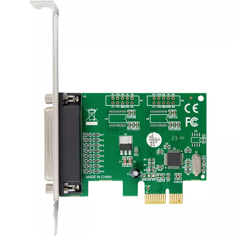 Vidinė lygiagreti sąsaja InLine 76625E PCIe vyriškas WCH CH382L