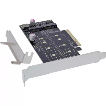 InLine 76660N Vidinė M.2 sąsajos plokštė PCIe vyriška 64 Gbit/s