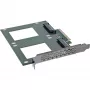 InLine 76660P vidinis U.2 adapteris PCIe vyriškas 4 Gbit/s 3.3 V