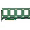 InLine 76660R vidinė U.2 sąsajos plokštė PCIe vyriška 4 Gbit/s
