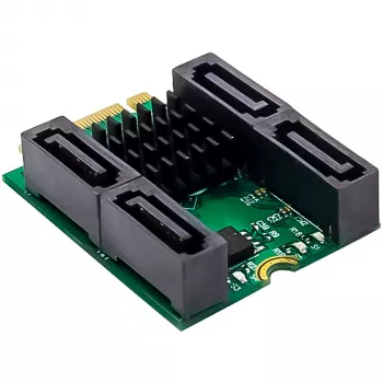 InLine 76660U vidinė SATA sąsajos plokštė M.2 į SATA 6 Gbit/s