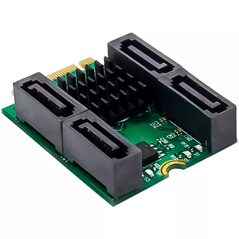 InLine 76660U vidinė SATA sąsajos plokštė M.2 į SATA 6 Gbit/s