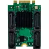 InLine 76660U vidinė SATA sąsajos plokštė M.2 į SATA 6 Gbit/s