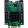 InLine 76660U vidinė SATA sąsajos plokštė M.2 į SATA 6 Gbit/s