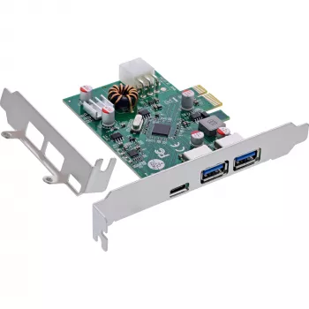 InLine 76661M vidinė USB 3.2 Gen 1 (3.1 Gen 1) USB Type-C plokštė