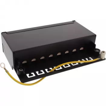 InLine Patch Panel Cat.6A 8 prievadų, montuojamas ant stalo / sienos, juodas RAL9005