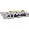 InLine Patch panel Cat.6A 0.5U 6 prievadų, stalinis/sieninis/stovo, pilkas, su dulkių apsauga