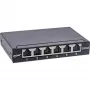 InLine Patch panel Cat.6A 0,5U 6 prievadų, stalinis/sieninis/stovo, juodas su dulkių apsauga