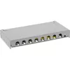 InLine Patch panel Cat.6A 0,5U 8 prievadų, staliniam montavimui / ant sienos, šviesiai pilka RAL7035