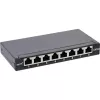 InLine Patch panel Cat.6A 0,5U 8 prievadų, stalo/sienos montavimui, juoda RAL9005