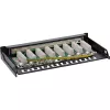InLine Patch panel Cat.6A 0,5U 8 prievadų, stalo/sienos montavimui, juoda RAL9005