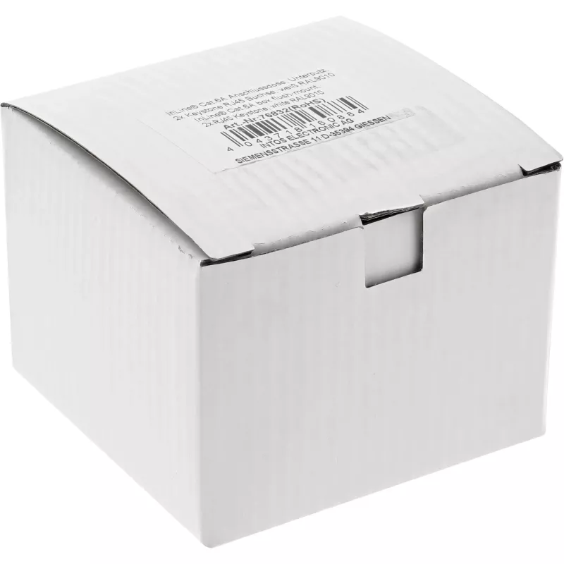 InLine Cat.6A įleidžiama dėžutė 2x RJ45 balta RAL9010