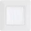 Sieninis rėmelis su šepetėliu InLine 78501 televizoriui, plastikinis, baltas RAL9010, 80×80 mm