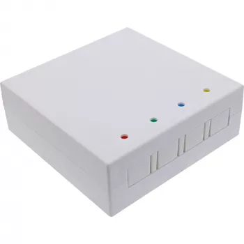 InLine FTTH tuščia pabaigos dėžutė iki 4x LC duplex / 4x SC simplex, balta
