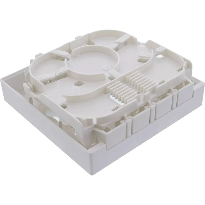 InLine FTTH tuščia pabaigos dėžutė iki 4x LC duplex / 4x SC simplex, balta