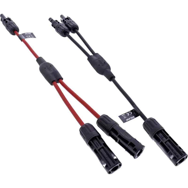 InLine 95020 Saulės kabelių Y-šakotuvas 4 mm² 1500 V 30 A 0,36 m