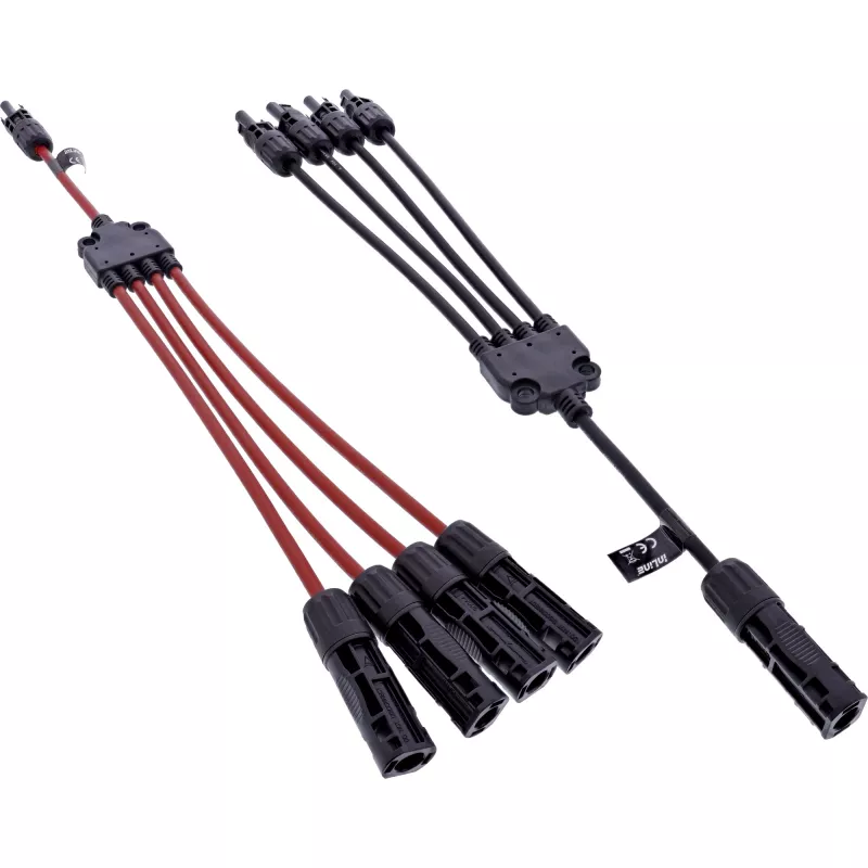 InLine 95040 saulės kabelio Y-skirstytuvas, 4 mm², 1500 V, 30 A