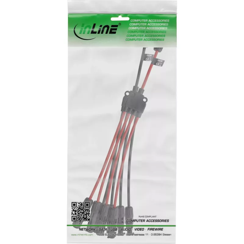 InLine 95040 saulės kabelio Y-skirstytuvas, 4 mm², 1500 V, 30 A