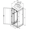 Grindinis stovas Triton RMA-18-A66-CAX-N1 18U 800 kg Pilkas