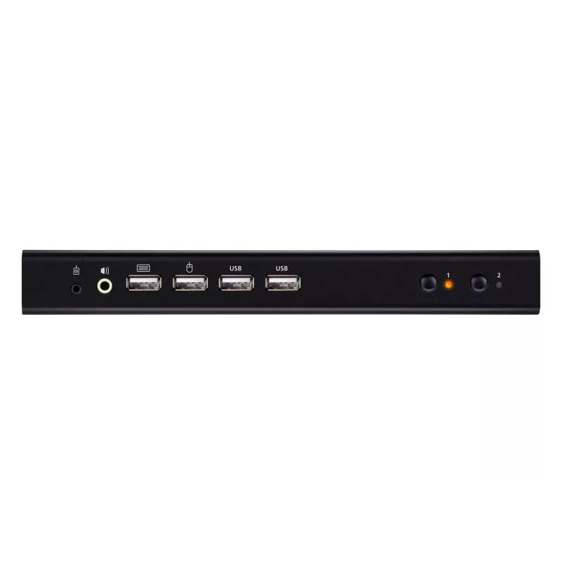 ATEN CS742H 2 prievadų USB 4K HDMI dviejų monitorių KVM jungiklis su kabeliais