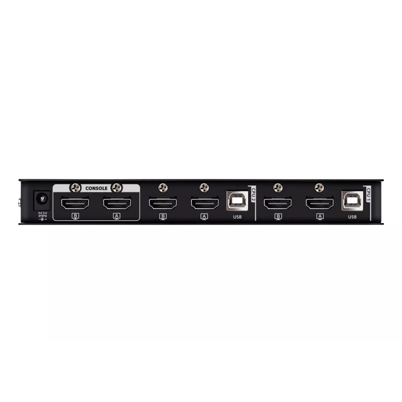ATEN CS742H 2 prievadų USB 4K HDMI dviejų monitorių KVM jungiklis su kabeliais