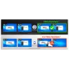 ATEN CS742H 2 prievadų USB 4K HDMI dviejų monitorių KVM jungiklis su kabeliais