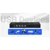 ATEN CS742H 2 prievadų USB 4K HDMI dviejų monitorių KVM jungiklis su kabeliais