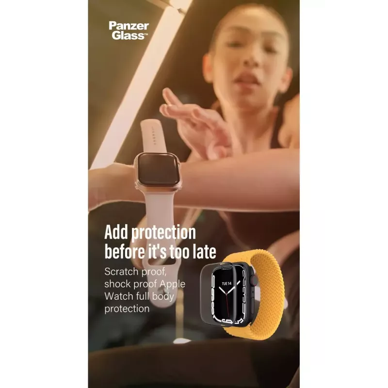 PanzerGlass ® Viso korpuso apsauginis stiklas Skaidrus Apple Watch Series SE 3 | 6 | 5 | 4 | 40mm
