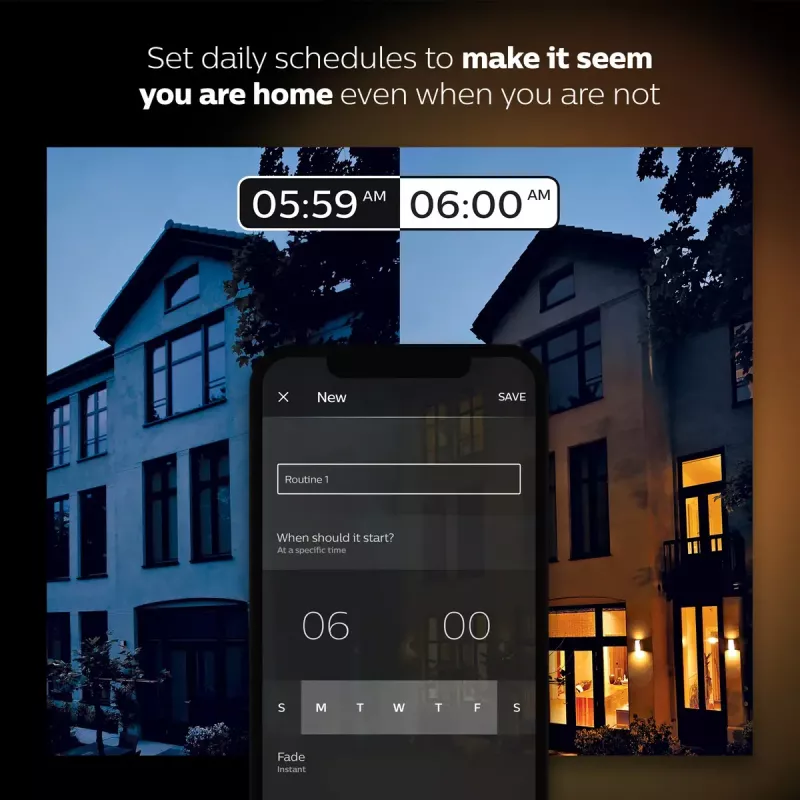 LED protingų lempučių rinkinys Philips Hue White and Colour Ambience — 2× E27 11W, Bluetooth/Zigbee