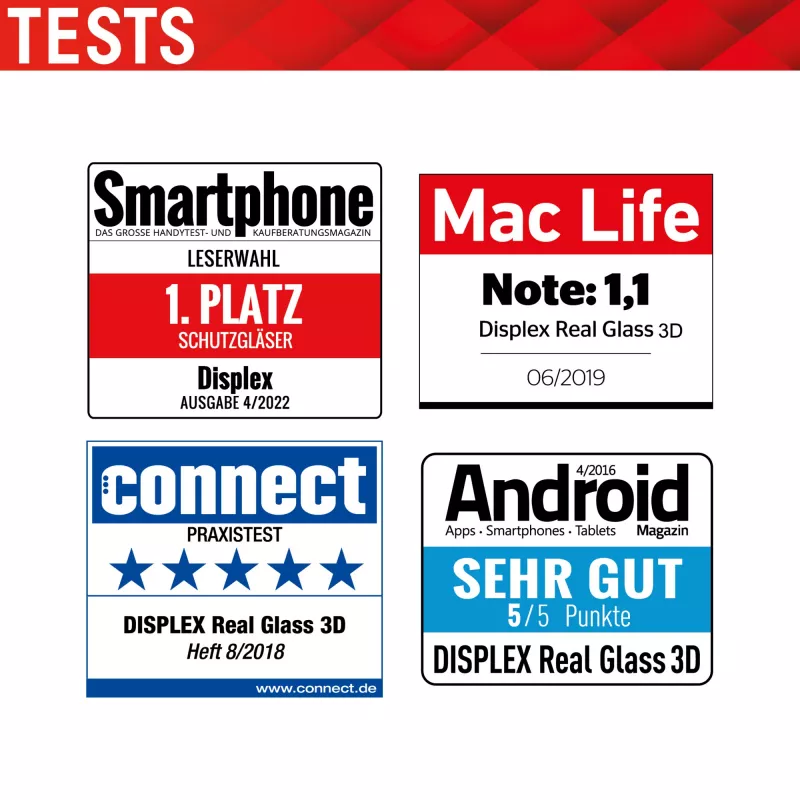 Displex Full Cover apsauginis stiklas Apple iPhone 13 Pro Max 14 Plus, grūdintas, atsparus įbrėžimams