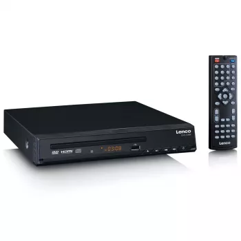 DVD grotuvas Lenco DVD-120 juodas NTSC PAL 20–20000 Hz 90 dB
