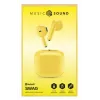 Belaidės ausinės „Music Sound Swag SWAG“ – kapsulės formos TWS ausinės ryškiomis spalvomis