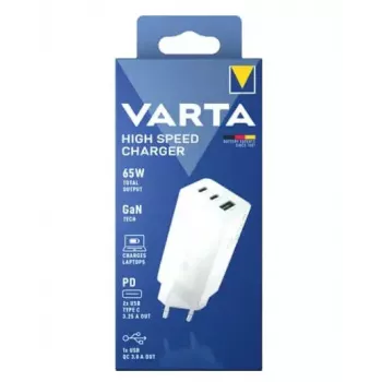 Vidinis įkroviklis Varta 57936 101 111 Universalus AC USB 1x USB 2.0 1x USB Type-C