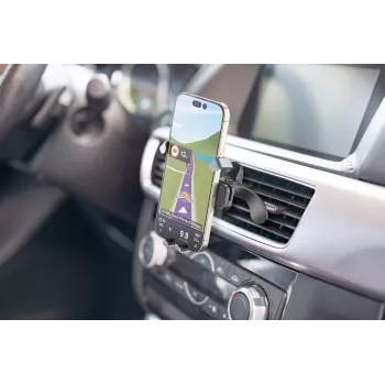 Cellularline Slide Fit – universalus laikiklis telefonui automobilyje su automatiniu atidarymu