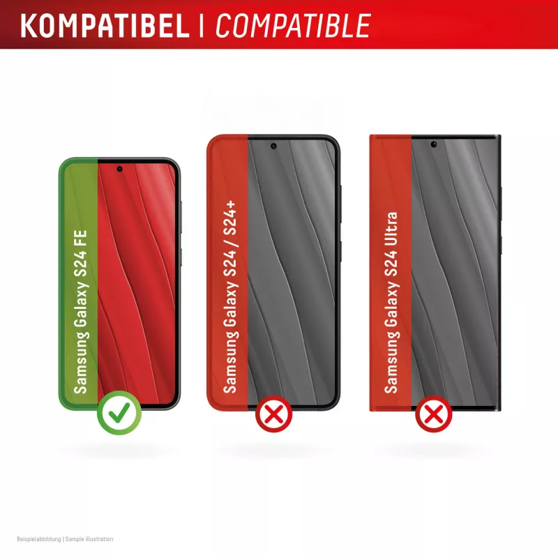 Displex Screen Protector (10H) Samsung Galaxy S24 FE, Eco Montavimo Rėmelis, Atsparus įbrėžimams