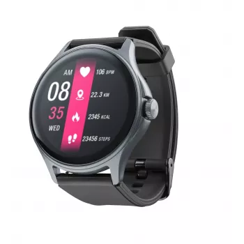 Cellularline ION PRO Round išmanusis laikrodis su Bluetooth® ir programėle, 3,51 cm (1,38 colio), TFT, liečiamas ekranas, 0,00064 GB, 98 g