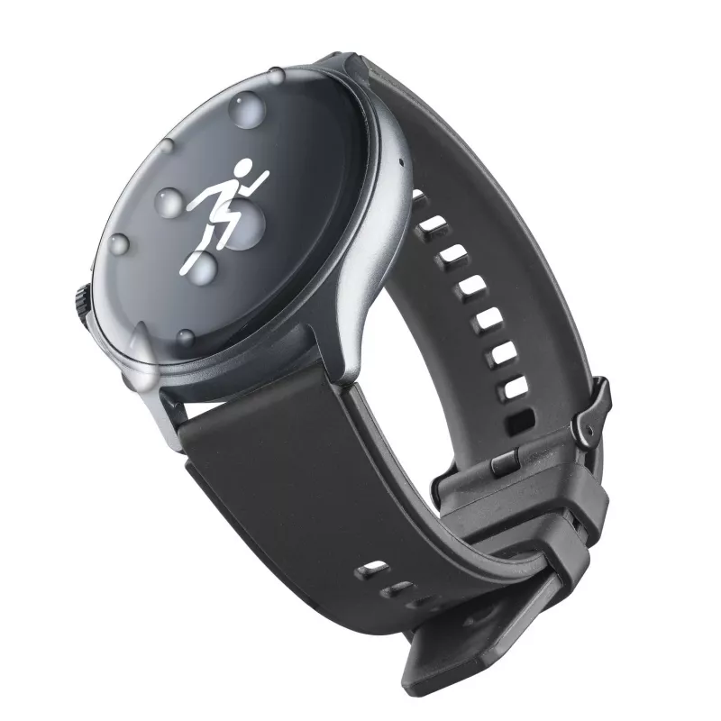 Cellularline ION PRO Round išmanusis laikrodis su Bluetooth® ir programėle, 3,51 cm (1,38 colio), TFT, liečiamas ekranas, 0,00064 GB, 98 g