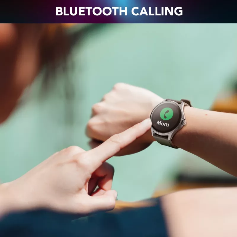Cellularline ION PRO Round išmanusis laikrodis su Bluetooth® ir programėle, 3,51 cm (1,38 colio), TFT, liečiamas ekranas, 0,00064 GB, 98 g