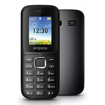 Emporia emporia313 4,5 cm (1,77 colio) 64,6 g Juodas senjorų telefonas