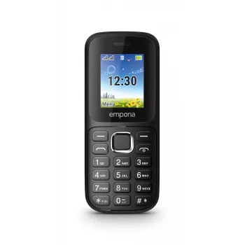 Emporia emporia313 4,5 cm (1,77 colio) 64,6 g Juodas senjorų telefonas