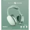 Ausinės Music Sound MAXI2 Bluetooth 5.0 – aplink ausį, modernaus dizaino, žalios