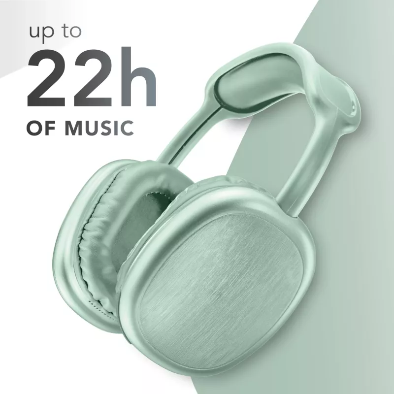 Ausinės Music Sound MAXI2 Bluetooth 5.0 – aplink ausį, modernaus dizaino, žalios