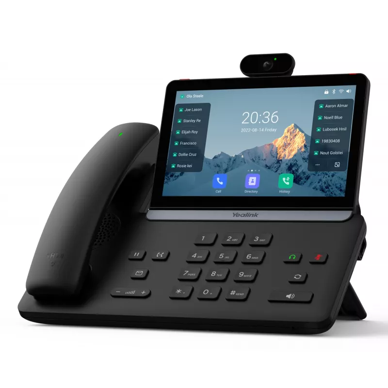 IP stalinis telefonas Yealink SIP-T88V Pro – jutiklinis ekranas, HD garsas, SIP