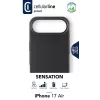 Cellularline Sensation - itin minkštas silikoninis dėklas iPhone Air, švelnus liesti, elegantiška apsauga